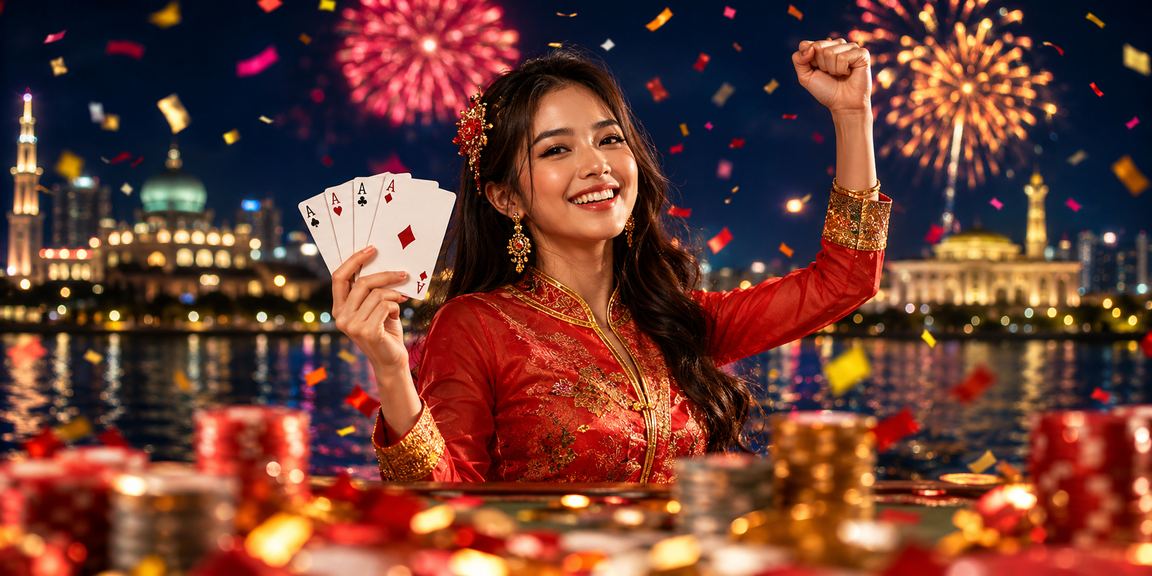 Permainan kad meja kasino langsung termasuk baccarat dan poker di di2 Putrajaya
